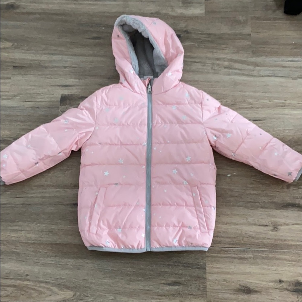 Reversible Pink and Gray Coat